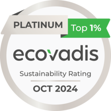 EcoVadis Platin-Medaille